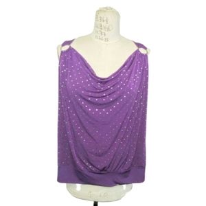 TORRID purple  studded tank top
